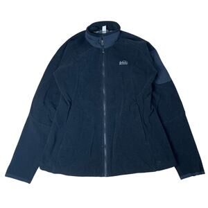 REI Polartec Womens L Black Full Zip Sweater Winter Warm Casual Outdoors Work